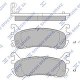HiQ Rear Brake Pads Set SP1521