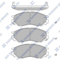 HiQ Front Brake Pads Set SP2011