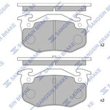 HiQ Rear Brake Pads Set SP1242