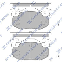 HiQ Rear Brake Pads Set SP1242