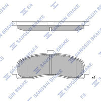 HiQ Front Brake Pads Set SP1586