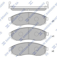 HiQ Front Brake Pads Set SP1256