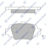 HiQ Rear Brake Pads Set SP1630