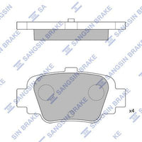 HiQ Rear Brake Pads Set SP1630
