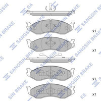 HiQ Front Brake Pads Set SP1112