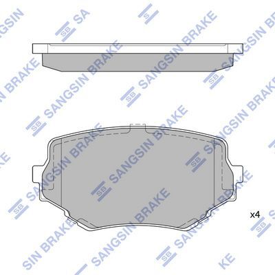 HiQ Front Brake Pads Set SP1535