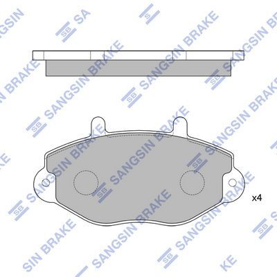 HiQ Front Brake Pads Set SP2019