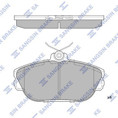 HiQ Front Brake Pads Set SP1263