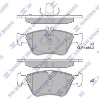 HiQ Front Brake Pads Set SP1755
