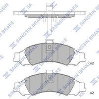 HiQ Front Brake Pads Set SP1223