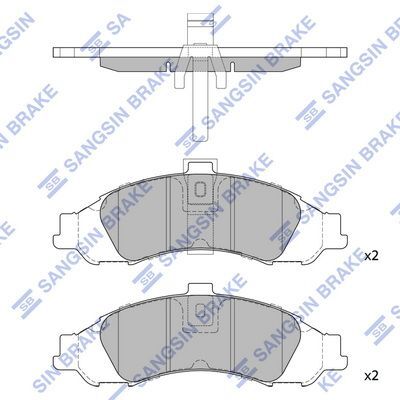 HiQ Front Brake Pads Set SP1223