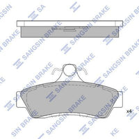 HiQ Rear Brake Pads Set SP1224
