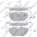 HiQ Rear Brake Pads Set SP2167