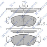 HiQ Front Brake Pads Set SP1737