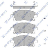 HiQ Front Brake Pads Set SP1225
