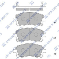 HiQ Front Brake Pads Set SP1225