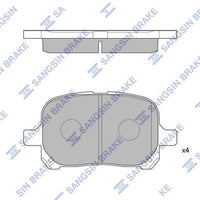 HiQ Front Brake Pads Set SP1226