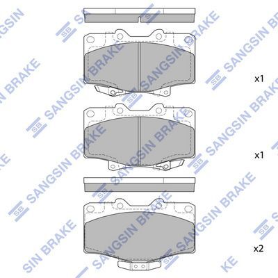 HiQ Front Brake Pads Set SP1420