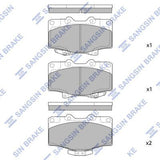 HiQ Front Brake Pads Set SP1420