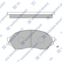 HiQ Front Brake Pads Set SP1227