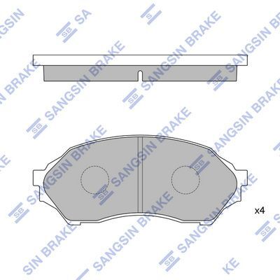 HiQ Front Brake Pads Set SP1227