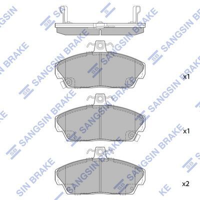 HiQ Front Brake Pads Set SP1571