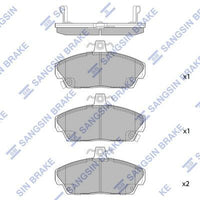 HiQ Front Brake Pads Set SP1571