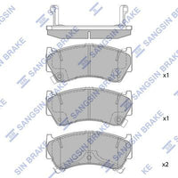 HiQ Front Brake Pads Set SP1122