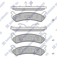HiQ Rear Brake Pads Set SP1058