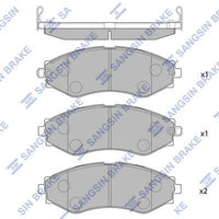 HiQ Front Brake Pads Set SP1103