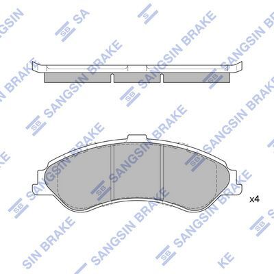 HiQ Front Brake Pads Set SP1229