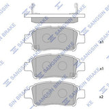 HiQ Front Brake Pads Set SP1230
