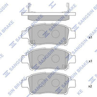 HiQ Front Brake Pads Set SP1230