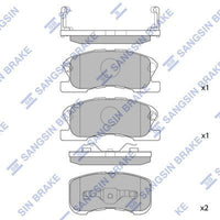 HiQ Front Brake Pads Set SP1610