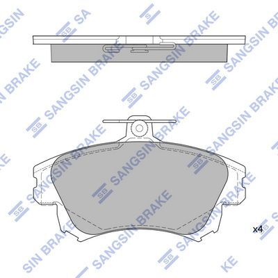 HiQ Front Brake Pads Set SP1530