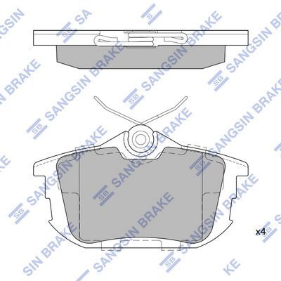 HiQ Rear Brake Pads Set SP1531