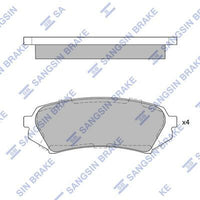 HiQ Rear Brake Pads Set SP1380