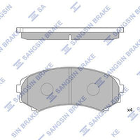 HiQ Front Brake Pads Set SP2075