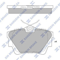 HiQ Rear Brake Pads Set SP1742