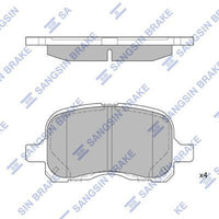 HiQ Front Brake Pads Set SP1270