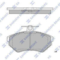 HiQ Front Brake Pads Set SP1708