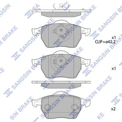 HiQ Front Brake Pads Set SP2097A