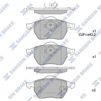 HiQ Front Brake Pads Set SP2097A