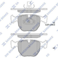 HiQ Front Brake Pads Set SP2166