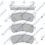 HiQ Rear Brake Pads Set SP1493