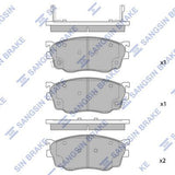 HiQ Front Brake Pads Set SP1529