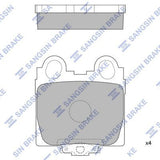 HiQ Rear Brake Pads Set SP1554