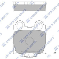 HiQ Rear Brake Pads Set SP1554