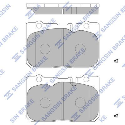 HiQ Front Brake Pads Set SP4159