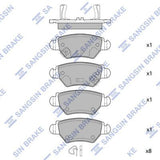 HiQ Rear Brake Pads Set SP1759